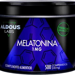 Aldous Melatonina Pura 1mg 500 Comprimidos