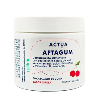 Actua Aftagum Sabor Cereza 30 Caramelos