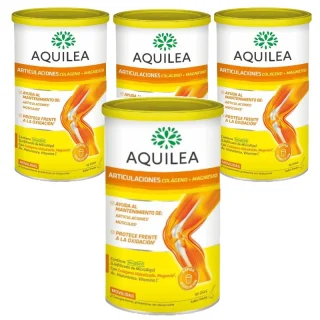 AQUILEA Mobility Complex Colágeno y Magnesio Sabor Limón 4x375g