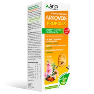 ARKOVOX Própolis Menta Solución Bebible 140 ml