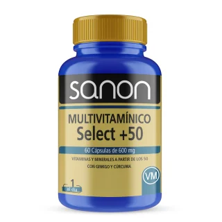 SANON Multivitamínico Select +50 60 Cápsulas