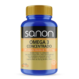 SANON Omega 3 Concentrado 30 Cápsulas Blandas