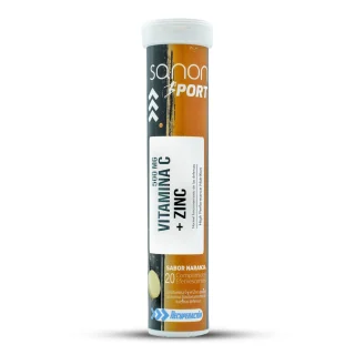 SANON SPORT Vitamina C + Zinc 20 Comp. Efervescentes