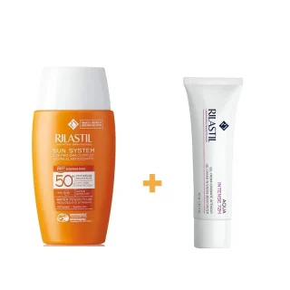 RILASTIL SUN SYSTEM Water Touch SPF50+ (50ml) + Aqua Intense 72h Gel-Crema 40ml PACK VERANO
