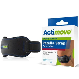 Actimove Cincha Patelar Ajustable Color Negro Talla Universal 1 unidad