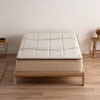 Colchón Premium Calypso 31 cm - Muelles Ensacados, Látex y Viscoelástico